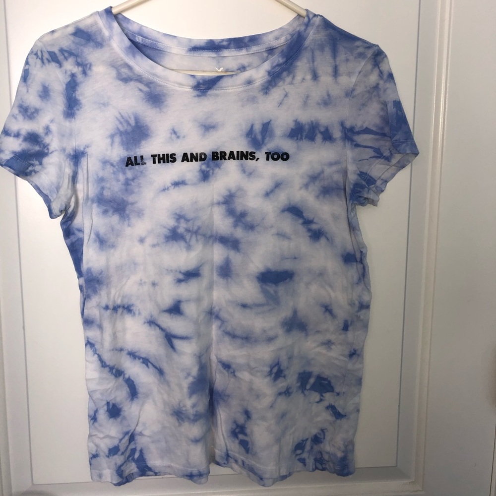 “ALL THIS AND BRAINS TOO” American Eagle Shirt (M)
